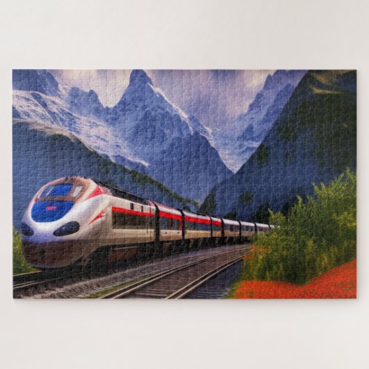 Zug-Puzzle Puzzle (Horizontal)