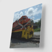 Zug Quadratische Wanduhr (Winkel)