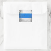 Zug Quadratischer Aufkleber (Tasche)