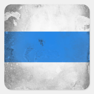 Zug Quadratischer Aufkleber