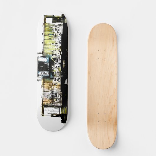 Zug reiste skateboard (Vorderseite)