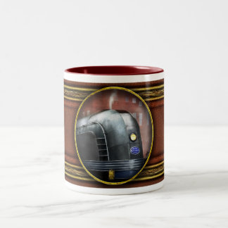 Zug - Retro - Der Zug von Toro 1939 Zweifarbige Tasse