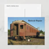 Zug - Santa Rosa, Ca Postkarte (Vorne/Hinten)