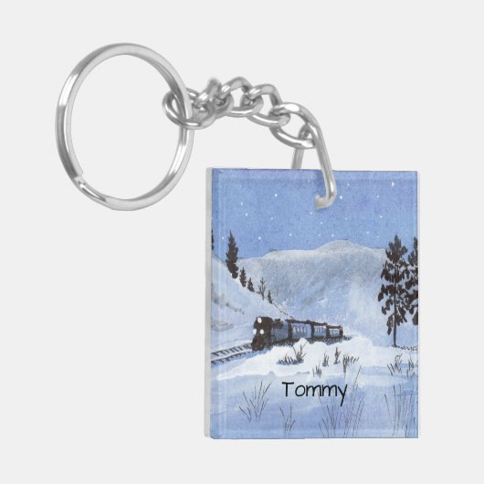 Zug Schlüsselanhänger (Vorderseite links)