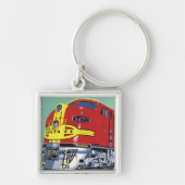 Zug Schlüsselanhänger (Vorne)