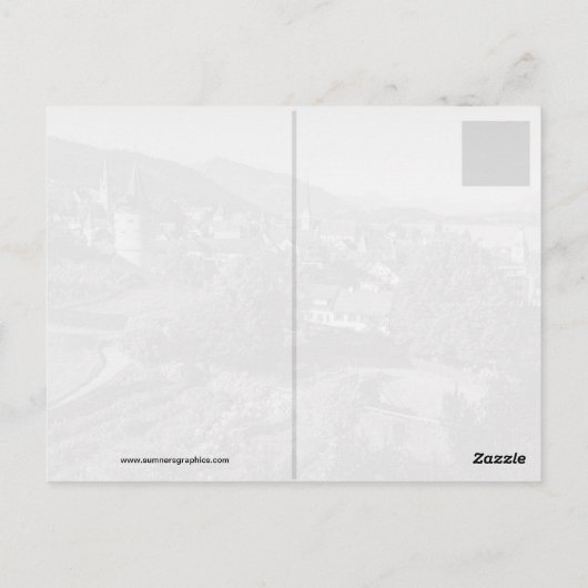 Zug Schweiz Postkarte (Rückseite)
