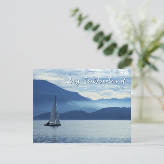 Zug, Schweiz Postkarte (Stehend Vorderseite)