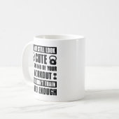 Zug schwer genug kaffeetasse (Vorderseite Links)