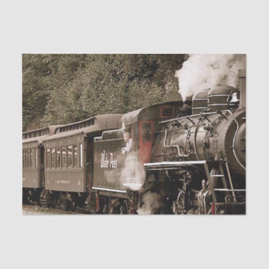 Zug Seidenpapier (Vorderseite)