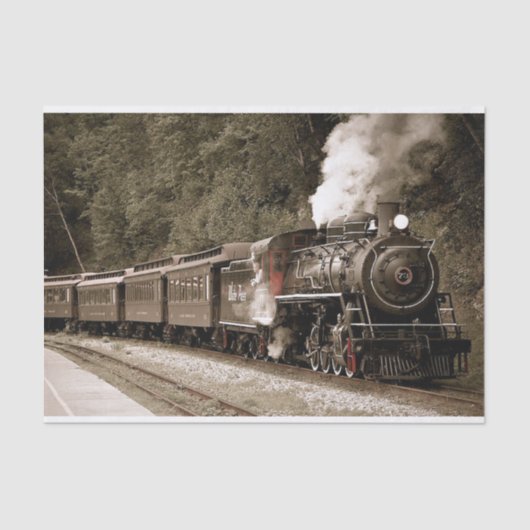 Zug Seidenpapier (Vorderseite)