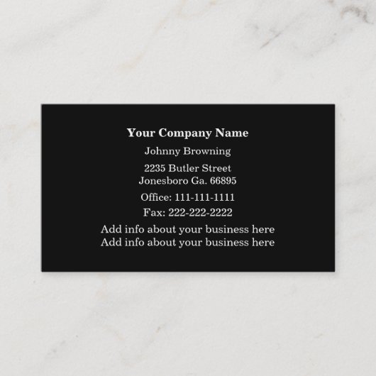 Zug spürt Visitenkarte auf (Vorderseite)