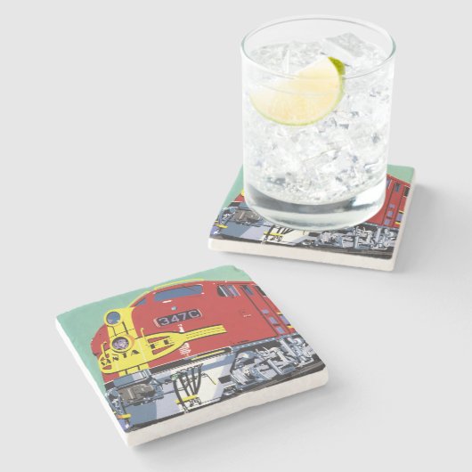 Zug Steinuntersetzer (Seitenansicht)