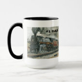 Zug-Tasse für Vater #1 Tasse (Links)