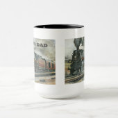 Zug-Tasse für Vater #1 Tasse (Zentrum)