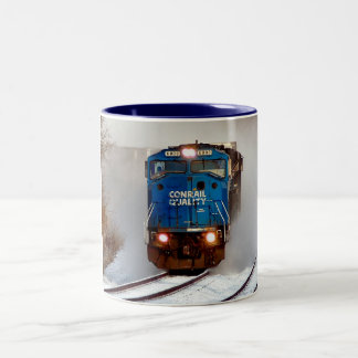 Zug-Tasse Zweifarbige Tasse
