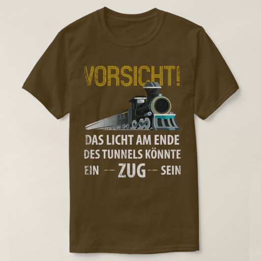 Zug Triebzugbahn T-Shirt (Design vorne)
