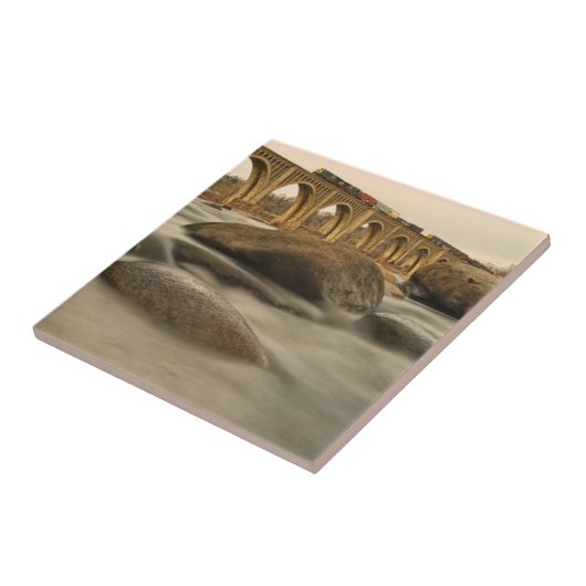 Zug über James River Fliese (Seite)