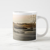 Zug über James River Jumbo-Tasse (Rechts)