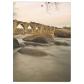 Zug über James River Klemmbrett (Rückseite)