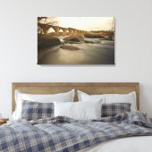 Zug über James River Leinwanddruck (Insitu (Schlafzimmer))