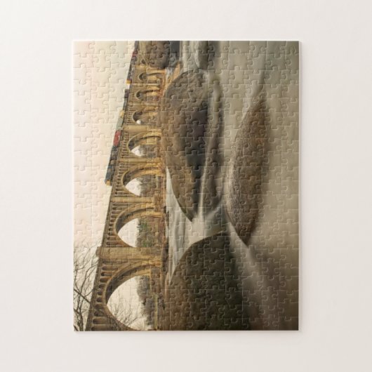 Zug über James River Puzzle (Vertikal)