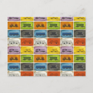 Zug um Zug: Die Züge Postkarte