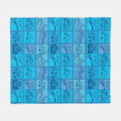 Zug und Auto Fleecedecke (Vorderseite (Horizontal))