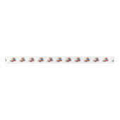 Zug und Auto für den Jungen Satinband (Vorderseite)