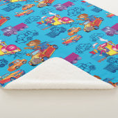 Zug und Auto für den Jungen Sherpadecke (3/4)