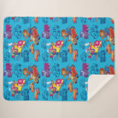 Zug und Auto für den Jungen Sherpadecke (Vorderseite (Horizontal))