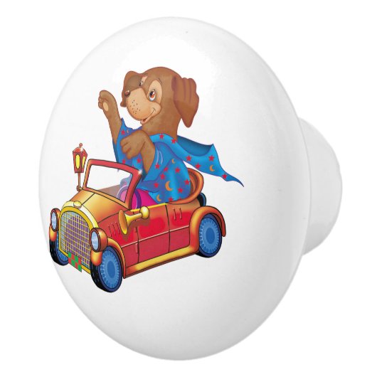 Zug und Auto Keramikknauf (Rechts)