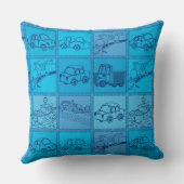 Zug und Auto Kissen (Rückseite)