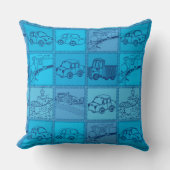 Zug und Auto Kissen (Vorderseite)
