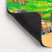 Zug und Auto Mousepad (Ecke)