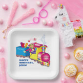 Zug und Auto Pappteller (Party)