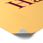Zug und Auto Poster (Ecke)