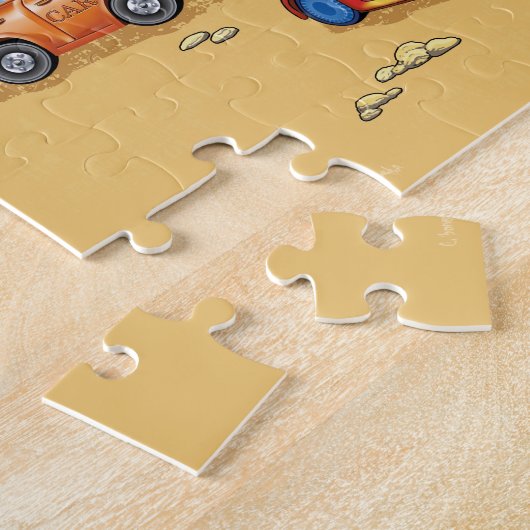 Zug und Auto Puzzle (Seite)