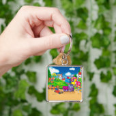 Zug und Auto Schlüsselanhänger (Hand)