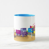 Zug und Auto Tasse (Zentrum)