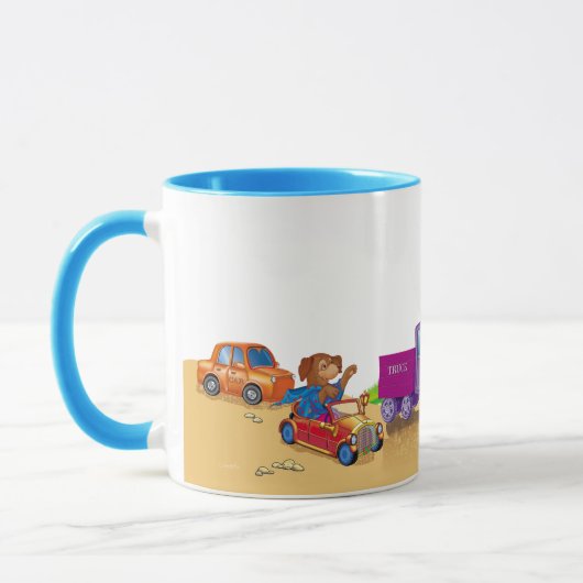 Zug und Auto Tasse (Links)