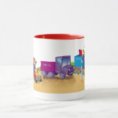 Zug und Auto Tasse (Zentrum)