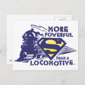 Zug und Logo Postkarte (Vorne/Hinten)