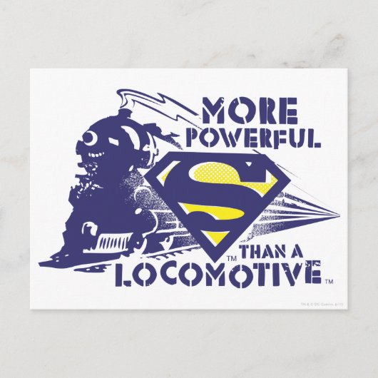 Zug und Logo Postkarte (Vorderseite)