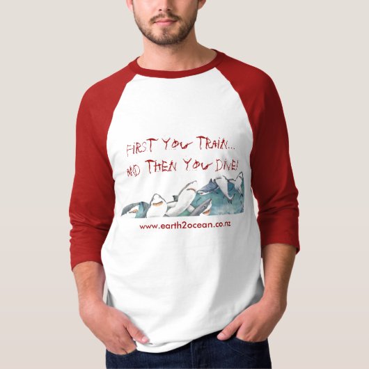 "Zug-und Tauchen-" T-Shirt (Vorderseite)