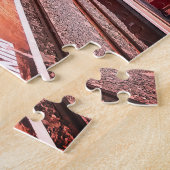 Zug unter der Brücke Puzzle (Seite)