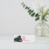 Zug-Visitenkarte Mini Visitenkarte (Stehend Vorderseite)