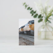 Zug-Visitenkarten Visitenkarte (Stehend Vorderseite)