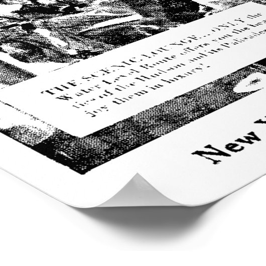 Zug von morgen - New Yorker Zentralbahn Poster (Ecke)