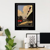 Zug von Paris nach Havre und New York Poster (Heimbüro)