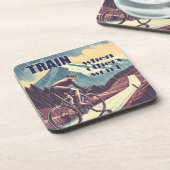 Zug, wenn andere nicht fahren getränkeuntersetzer (Linke Seite)